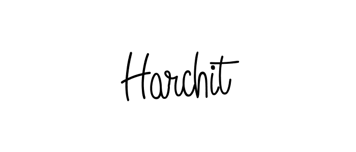 Harchit stylish signature style. Best Handwritten Sign (Angelique-Rose-font-FFP) for my name. Handwritten Signature Collection Ideas for my name Harchit. Harchit signature style 5 images and pictures png