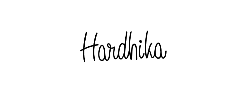 How to make Hardhika signature? Angelique-Rose-font-FFP is a professional autograph style. Create handwritten signature for Hardhika name. Hardhika signature style 5 images and pictures png