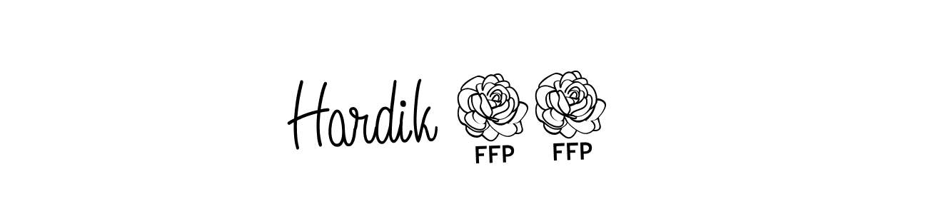 How to make Hardik 93 ✨ signature? Angelique-Rose-font-FFP is a professional autograph style. Create handwritten signature for Hardik 93 ✨ name. Hardik 93 ✨ signature style 5 images and pictures png
