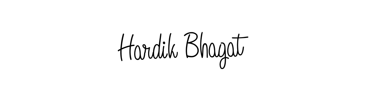 Hardik Bhagat stylish signature style. Best Handwritten Sign (Angelique-Rose-font-FFP) for my name. Handwritten Signature Collection Ideas for my name Hardik Bhagat. Hardik Bhagat signature style 5 images and pictures png