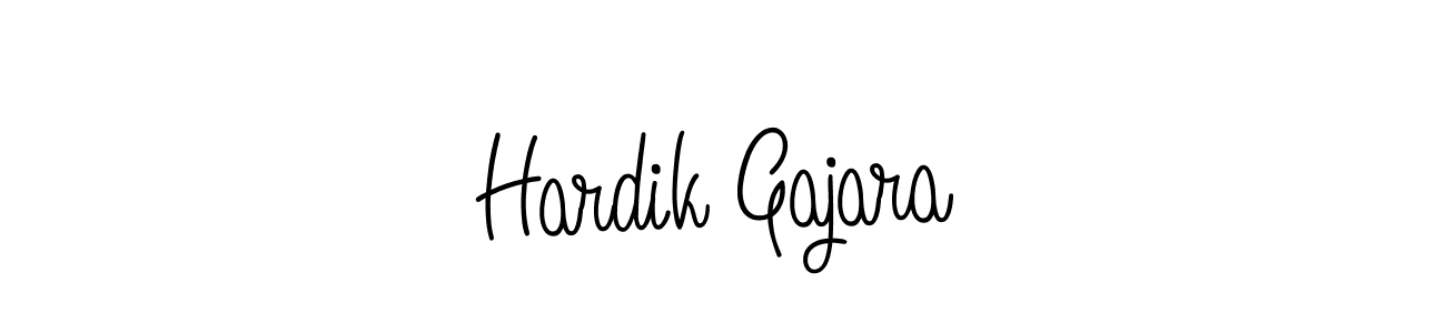 Make a beautiful signature design for name Hardik Gajara. With this signature (Angelique-Rose-font-FFP) style, you can create a handwritten signature for free. Hardik Gajara signature style 5 images and pictures png