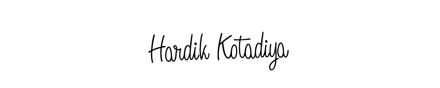 Make a beautiful signature design for name Hardik Kotadiya. Use this online signature maker to create a handwritten signature for free. Hardik Kotadiya signature style 5 images and pictures png