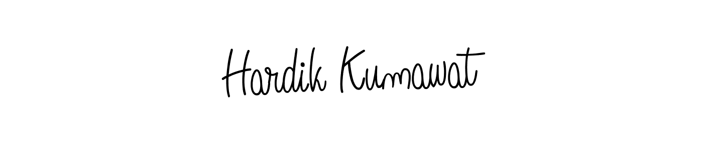 Best and Professional Signature Style for Hardik Kumawat. Angelique-Rose-font-FFP Best Signature Style Collection. Hardik Kumawat signature style 5 images and pictures png