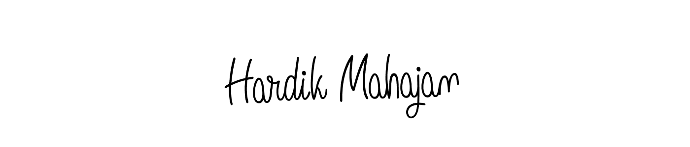 Make a beautiful signature design for name Hardik Mahajan. Use this online signature maker to create a handwritten signature for free. Hardik Mahajan signature style 5 images and pictures png
