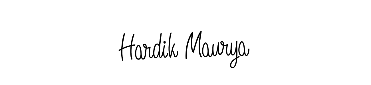 Make a beautiful signature design for name Hardik Maurya. Use this online signature maker to create a handwritten signature for free. Hardik Maurya signature style 5 images and pictures png