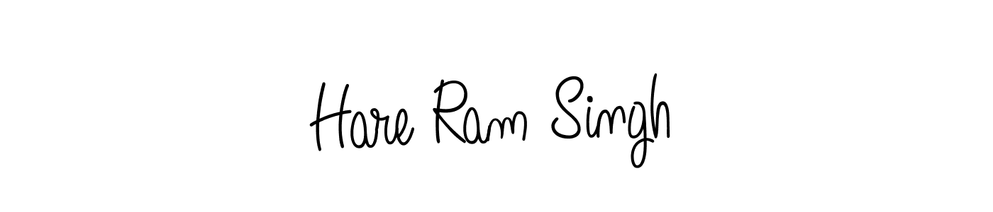 Make a beautiful signature design for name Hare Ram Singh. With this signature (Angelique-Rose-font-FFP) style, you can create a handwritten signature for free. Hare Ram Singh signature style 5 images and pictures png