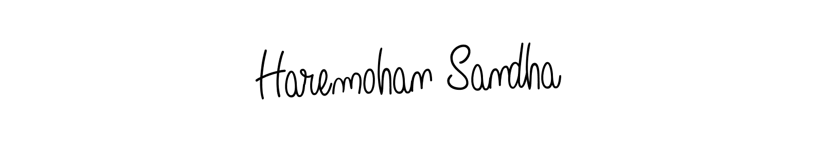 Make a beautiful signature design for name Haremohan Sandha. Use this online signature maker to create a handwritten signature for free. Haremohan Sandha signature style 5 images and pictures png