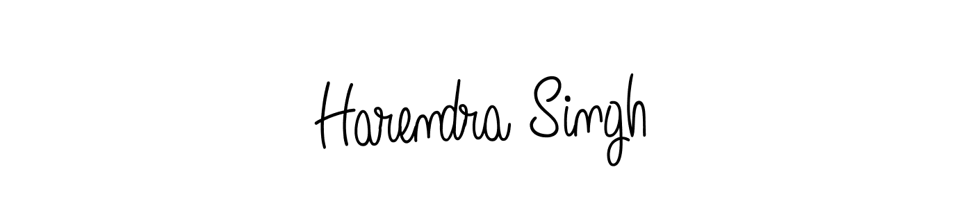 Best and Professional Signature Style for Harendra Singh. Angelique-Rose-font-FFP Best Signature Style Collection. Harendra Singh signature style 5 images and pictures png