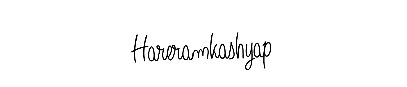 Make a short Hareramkashyap signature style. Manage your documents anywhere anytime using Angelique-Rose-font-FFP. Create and add eSignatures, submit forms, share and send files easily. Hareramkashyap signature style 5 images and pictures png