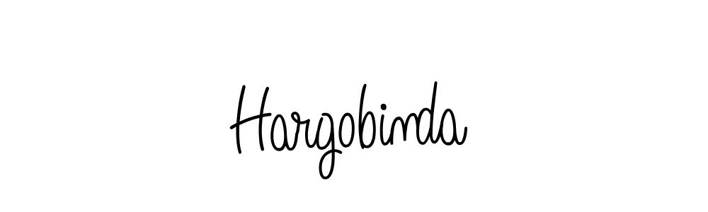 Also we have Hargobinda name is the best signature style. Create professional handwritten signature collection using Angelique-Rose-font-FFP autograph style. Hargobinda signature style 5 images and pictures png