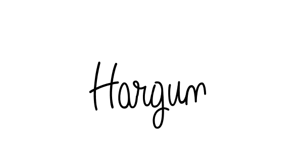 How to make Hargun signature? Angelique-Rose-font-FFP is a professional autograph style. Create handwritten signature for Hargun name. Hargun signature style 5 images and pictures png