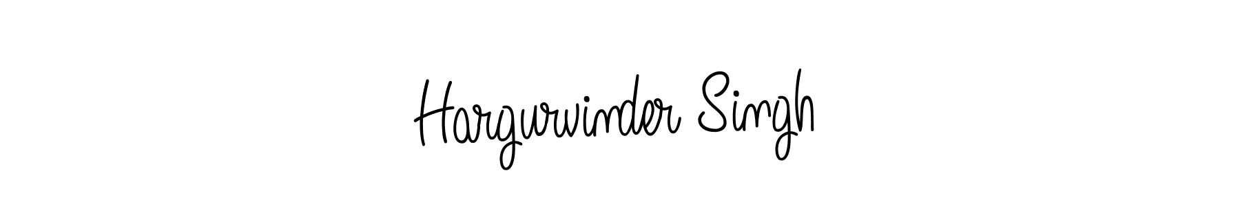 How to make Hargurvinder Singh signature? Angelique-Rose-font-FFP is a professional autograph style. Create handwritten signature for Hargurvinder Singh name. Hargurvinder Singh signature style 5 images and pictures png