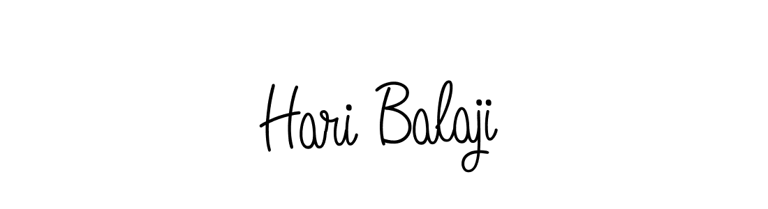 How to Draw Hari Balaji signature style? Angelique-Rose-font-FFP is a latest design signature styles for name Hari Balaji. Hari Balaji signature style 5 images and pictures png