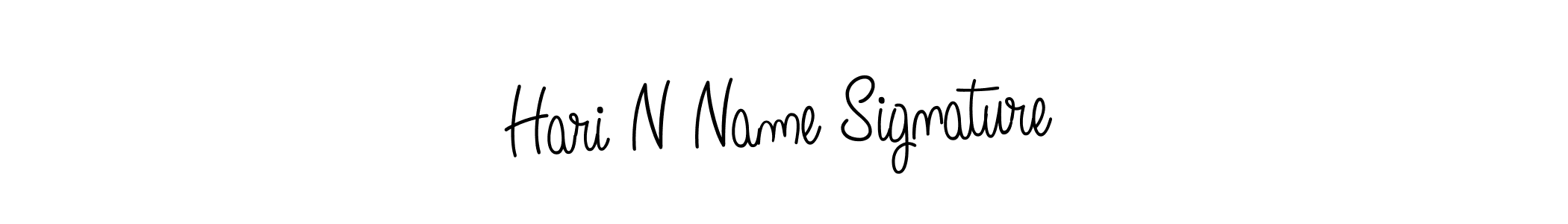 Hari N Name Signature stylish signature style. Best Handwritten Sign (Angelique-Rose-font-FFP) for my name. Handwritten Signature Collection Ideas for my name Hari N Name Signature. Hari N Name Signature signature style 5 images and pictures png