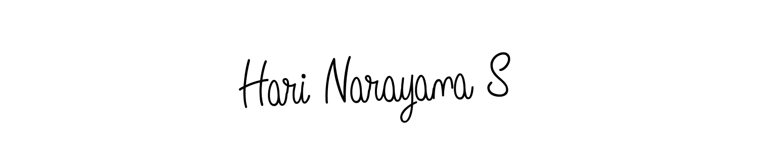 How to make Hari Narayana S signature? Angelique-Rose-font-FFP is a professional autograph style. Create handwritten signature for Hari Narayana S name. Hari Narayana S signature style 5 images and pictures png