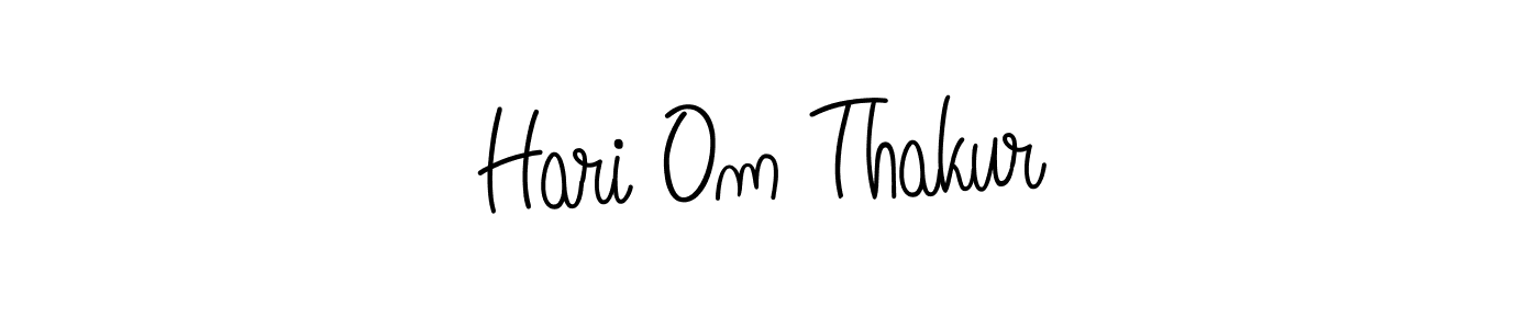 Create a beautiful signature design for name Hari Om Thakur. With this signature (Angelique-Rose-font-FFP) fonts, you can make a handwritten signature for free. Hari Om Thakur signature style 5 images and pictures png