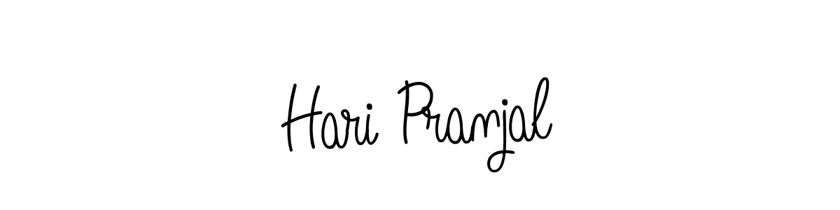 Best and Professional Signature Style for Hari Pranjal. Angelique-Rose-font-FFP Best Signature Style Collection. Hari Pranjal signature style 5 images and pictures png