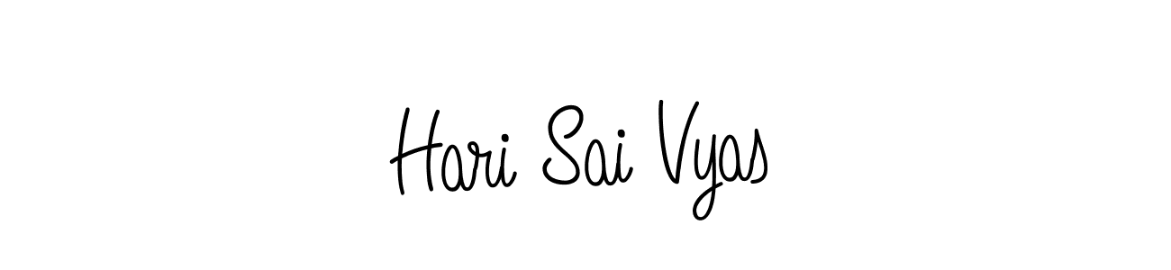 Make a beautiful signature design for name Hari Sai Vyas. Use this online signature maker to create a handwritten signature for free. Hari Sai Vyas signature style 5 images and pictures png