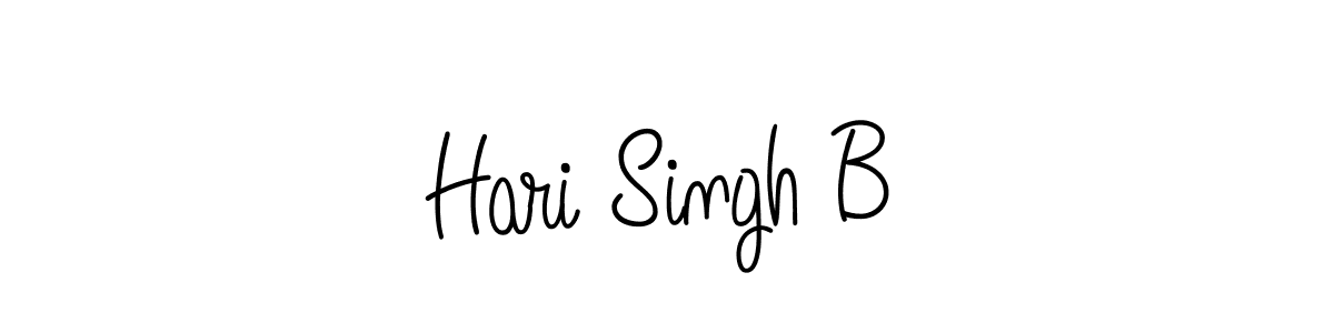 Make a beautiful signature design for name Hari Singh B. Use this online signature maker to create a handwritten signature for free. Hari Singh B signature style 5 images and pictures png
