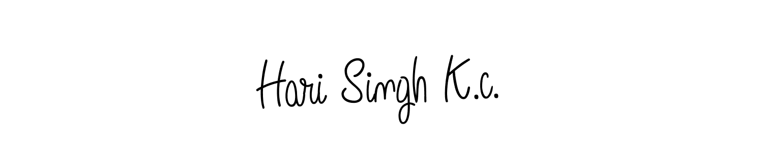 How to Draw Hari Singh K.c. signature style? Angelique-Rose-font-FFP is a latest design signature styles for name Hari Singh K.c.. Hari Singh K.c. signature style 5 images and pictures png