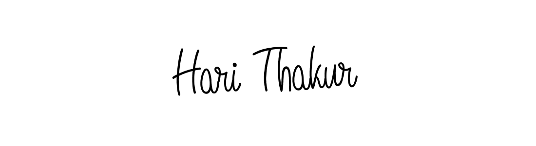 Use a signature maker to create a handwritten signature online. With this signature software, you can design (Angelique-Rose-font-FFP) your own signature for name Hari Thakur. Hari Thakur signature style 5 images and pictures png