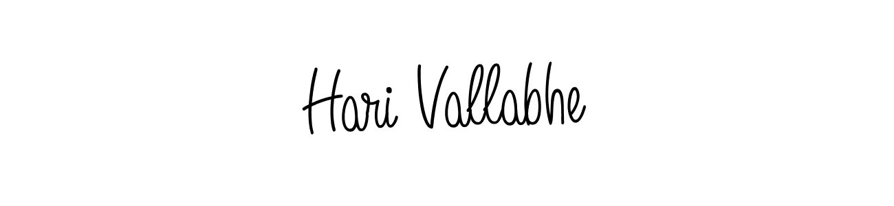 Hari Vallabhe stylish signature style. Best Handwritten Sign (Angelique-Rose-font-FFP) for my name. Handwritten Signature Collection Ideas for my name Hari Vallabhe. Hari Vallabhe signature style 5 images and pictures png