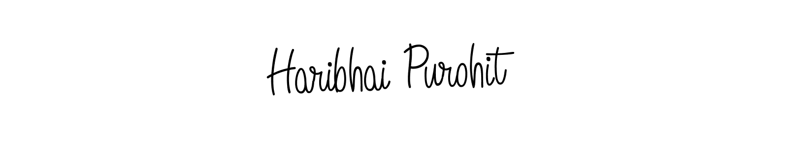 Make a beautiful signature design for name Haribhai Purohit. Use this online signature maker to create a handwritten signature for free. Haribhai Purohit signature style 5 images and pictures png