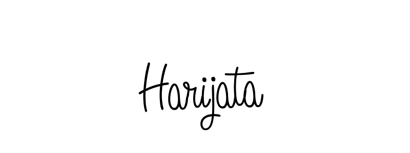 Harijata stylish signature style. Best Handwritten Sign (Angelique-Rose-font-FFP) for my name. Handwritten Signature Collection Ideas for my name Harijata. Harijata signature style 5 images and pictures png