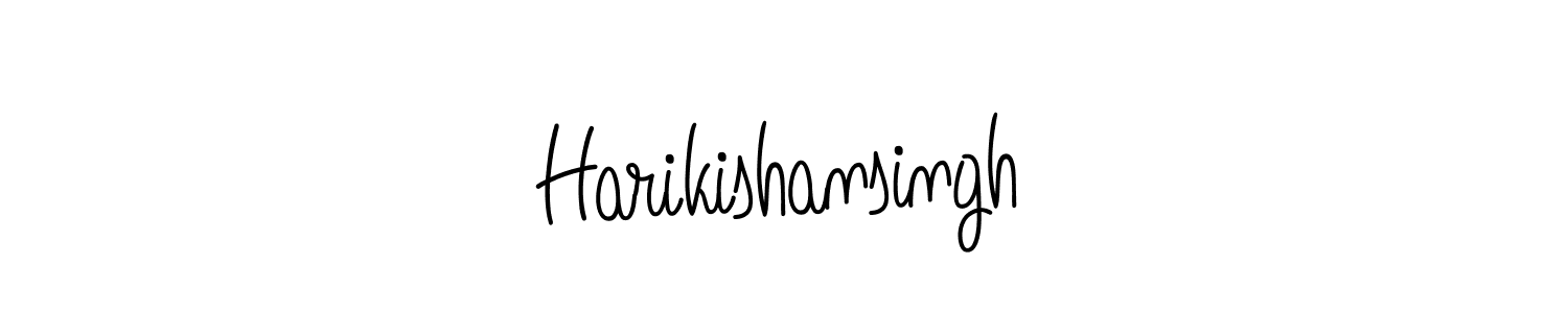 Also we have Harikishansingh name is the best signature style. Create professional handwritten signature collection using Angelique-Rose-font-FFP autograph style. Harikishansingh signature style 5 images and pictures png