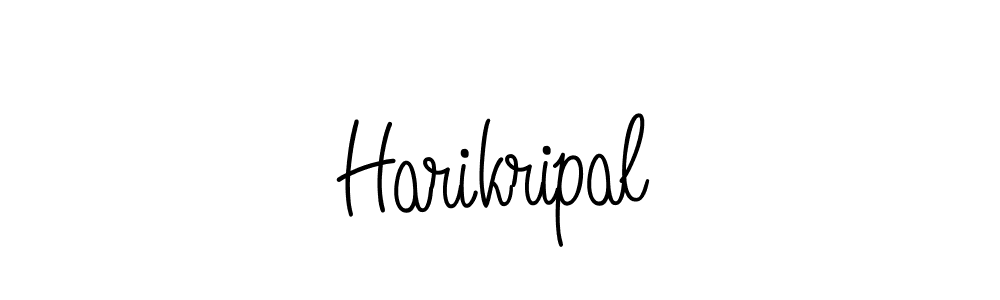 Use a signature maker to create a handwritten signature online. With this signature software, you can design (Angelique-Rose-font-FFP) your own signature for name Harikripal. Harikripal signature style 5 images and pictures png