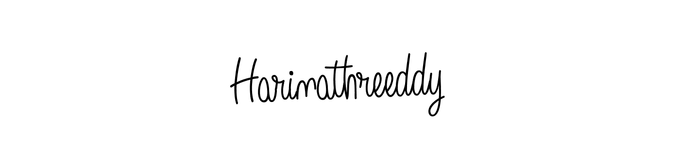 How to make Harinathreeddy name signature. Use Angelique-Rose-font-FFP style for creating short signs online. This is the latest handwritten sign. Harinathreeddy signature style 5 images and pictures png