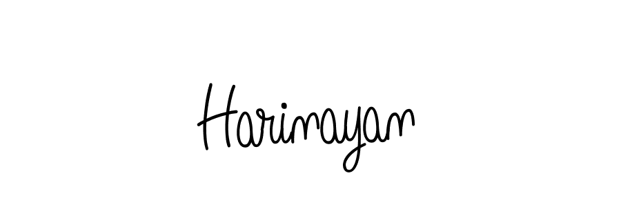 The best way (Angelique-Rose-font-FFP) to make a short signature is to pick only two or three words in your name. The name Harinayan include a total of six letters. For converting this name. Harinayan signature style 5 images and pictures png