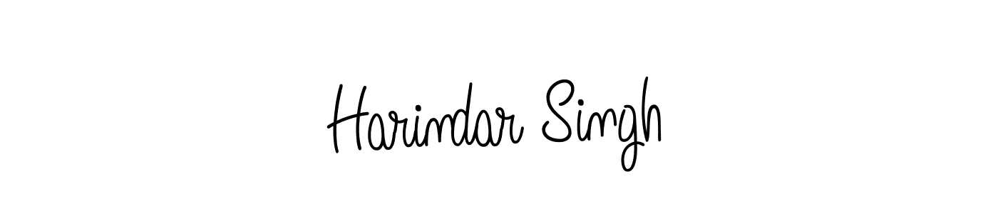 How to make Harindar Singh signature? Angelique-Rose-font-FFP is a professional autograph style. Create handwritten signature for Harindar Singh name. Harindar Singh signature style 5 images and pictures png