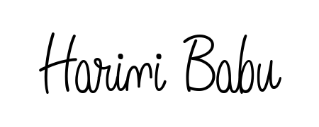 Personalize your online presence with Harini Babu signature rendered in elegant Angelique-Rose-font-FFP font. Great for website footers and blogs. Harini Babu signature style 5 images and pictures png