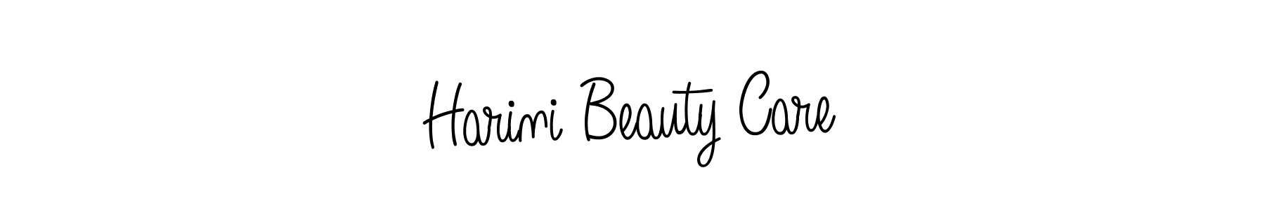 Also You can easily find your signature by using the search form. We will create Harini Beauty Care name handwritten signature images for you free of cost using Angelique-Rose-font-FFP sign style. Harini Beauty Care signature style 5 images and pictures png