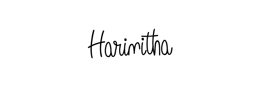 How to Draw Harinitha signature style? Angelique-Rose-font-FFP is a latest design signature styles for name Harinitha. Harinitha signature style 5 images and pictures png