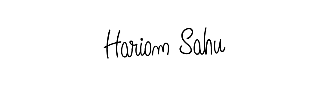 Angelique-Rose-font-FFP is a professional signature style that is perfect for those who want to add a touch of class to their signature. It is also a great choice for those who want to make their signature more unique. Get Hariom Sahu name to fancy signature for free. Hariom Sahu signature style 5 images and pictures png
