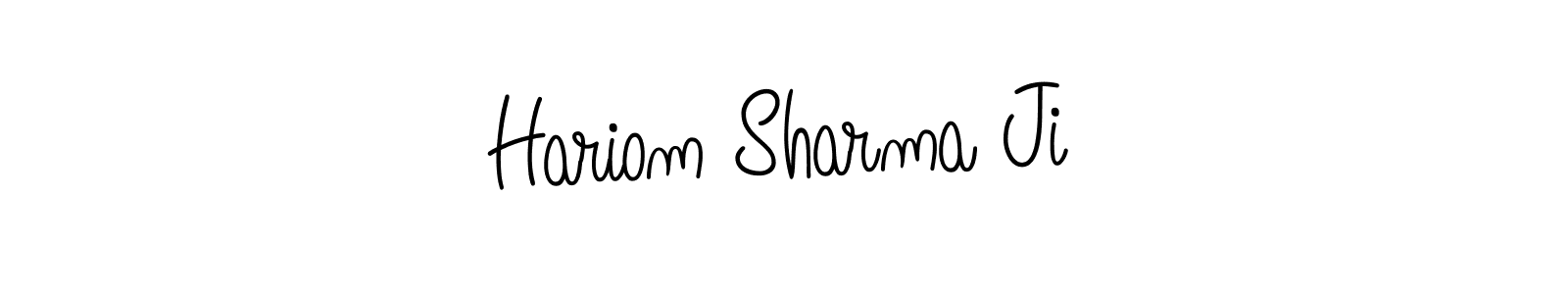 if you are searching for the best signature style for your name Hariom Sharma Ji. so please give up your signature search. here we have designed multiple signature styles  using Angelique-Rose-font-FFP. Hariom Sharma Ji signature style 5 images and pictures png