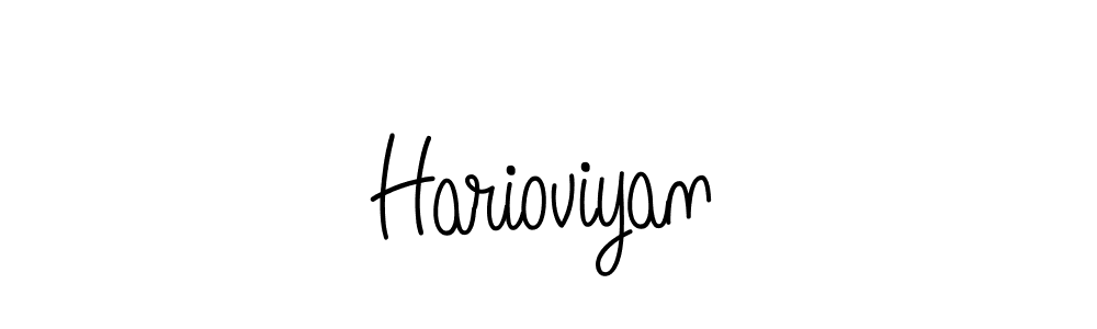 Create a beautiful signature design for name Harioviyan. With this signature (Angelique-Rose-font-FFP) fonts, you can make a handwritten signature for free. Harioviyan signature style 5 images and pictures png