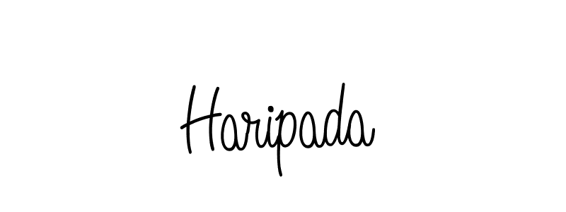Create a beautiful signature design for name Haripada. With this signature (Angelique-Rose-font-FFP) fonts, you can make a handwritten signature for free. Haripada signature style 5 images and pictures png