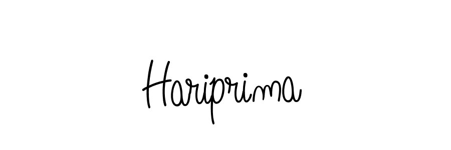 if you are searching for the best signature style for your name Hariprima. so please give up your signature search. here we have designed multiple signature styles  using Angelique-Rose-font-FFP. Hariprima signature style 5 images and pictures png