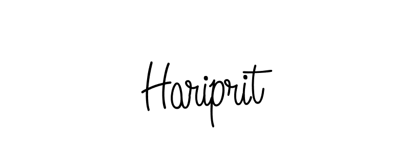 Also we have Hariprit name is the best signature style. Create professional handwritten signature collection using Angelique-Rose-font-FFP autograph style. Hariprit signature style 5 images and pictures png