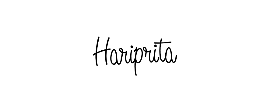 How to Draw Hariprita signature style? Angelique-Rose-font-FFP is a latest design signature styles for name Hariprita. Hariprita signature style 5 images and pictures png