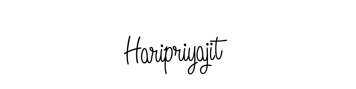 Once you've used our free online signature maker to create your best signature Angelique-Rose-font-FFP style, it's time to enjoy all of the benefits that Haripriyajit name signing documents. Haripriyajit signature style 5 images and pictures png