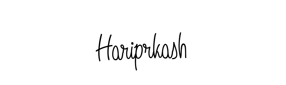 How to make Hariprkash signature? Angelique-Rose-font-FFP is a professional autograph style. Create handwritten signature for Hariprkash name. Hariprkash signature style 5 images and pictures png