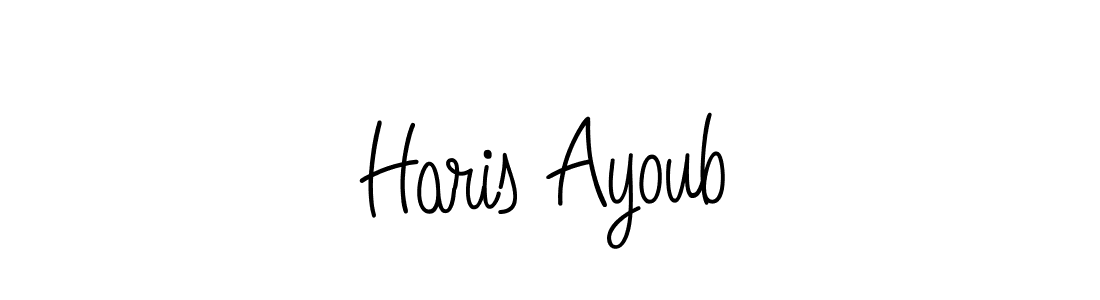 This is the best signature style for the Haris Ayoub name. Also you like these signature font (Angelique-Rose-font-FFP). Mix name signature. Haris Ayoub signature style 5 images and pictures png