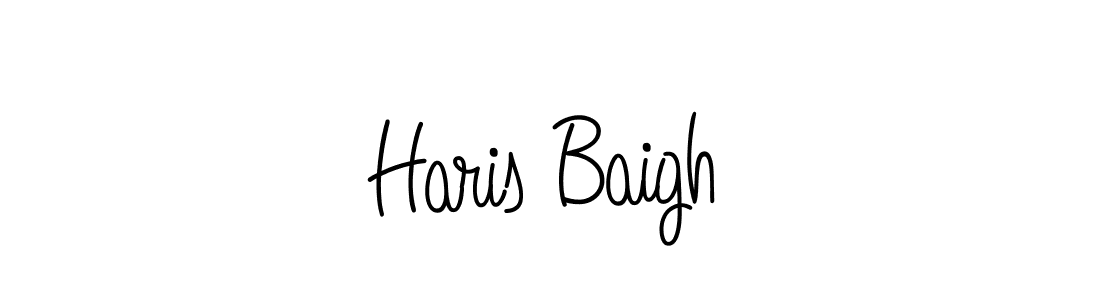 Also we have Haris Baigh name is the best signature style. Create professional handwritten signature collection using Angelique-Rose-font-FFP autograph style. Haris Baigh signature style 5 images and pictures png