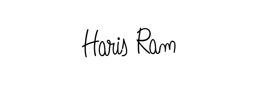 Design your own signature with our free online signature maker. With this signature software, you can create a handwritten (Angelique-Rose-font-FFP) signature for name Haris Ram. Haris Ram signature style 5 images and pictures png