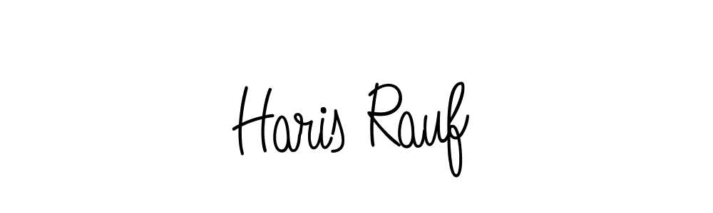 Create a beautiful signature design for name Haris Rauf. With this signature (Angelique-Rose-font-FFP) fonts, you can make a handwritten signature for free. Haris Rauf signature style 5 images and pictures png