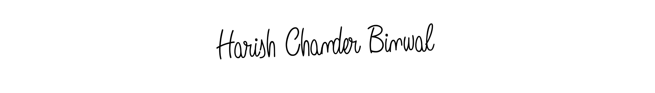 How to make Harish Chander Binwal signature? Angelique-Rose-font-FFP is a professional autograph style. Create handwritten signature for Harish Chander Binwal name. Harish Chander Binwal signature style 5 images and pictures png